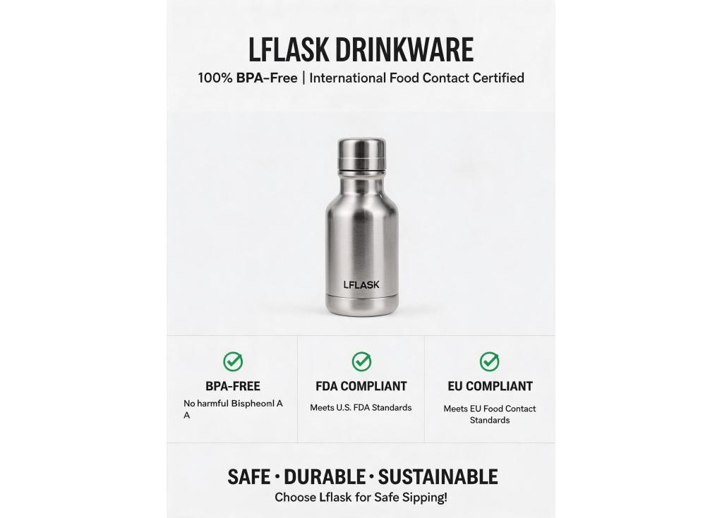 Are your drinkware products certified to be BPA-free and compliant with international food contact standards?