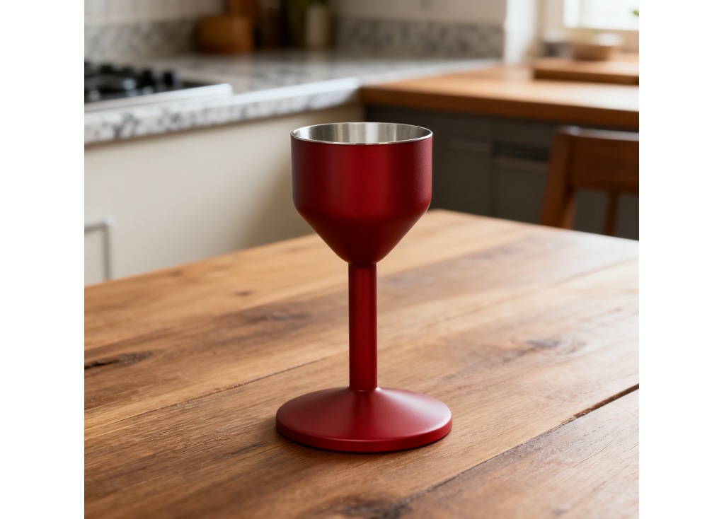 Stainless Steel Wine Glasses