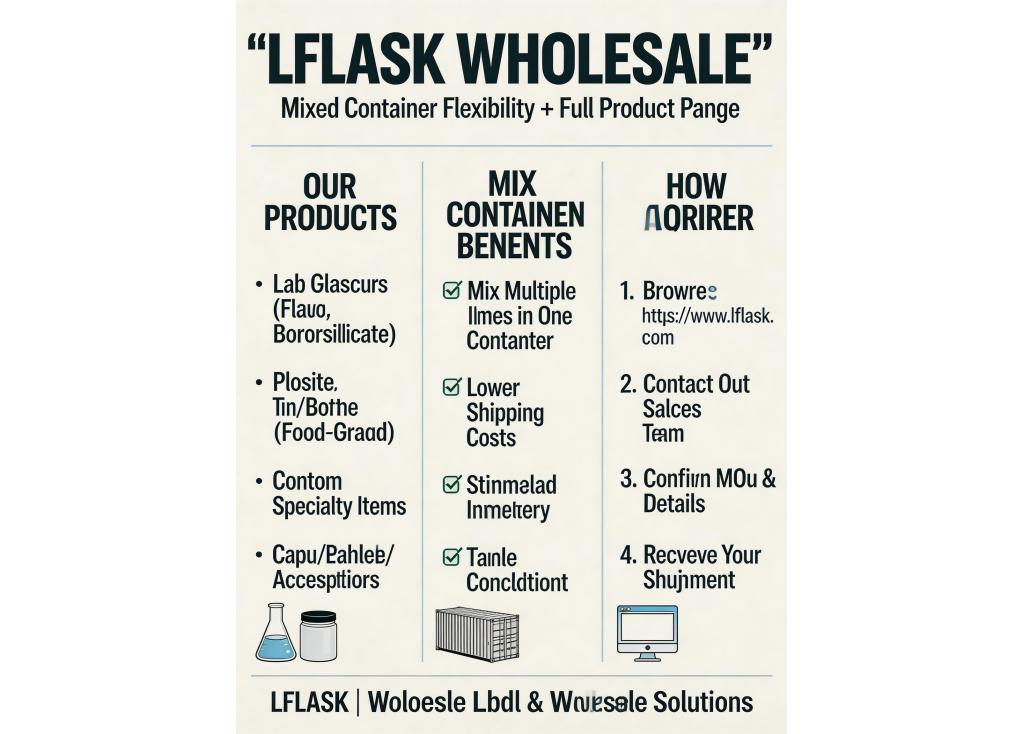 What is the product range available for wholesale, and can I mix different items in one container?