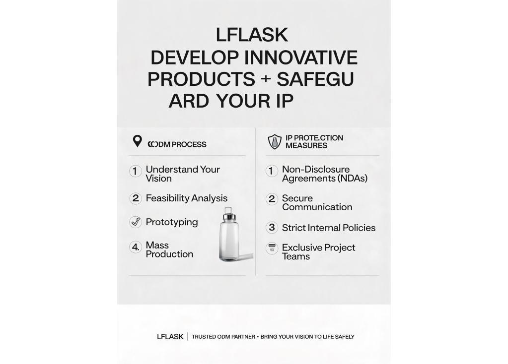 Can you develop a completely new product based on our concept, and how do you protect client IP during the ODM process?
