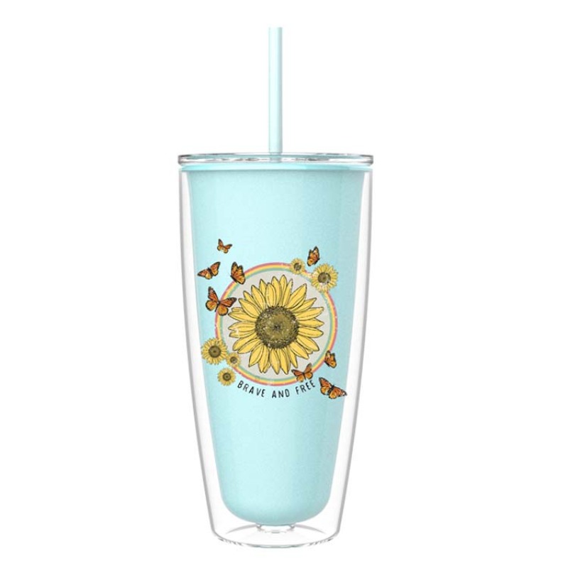 24/25oz Custom Logo Plastic Tumbler-Double Wall AS Material-Actever A010232, A010232-1, A010232-3