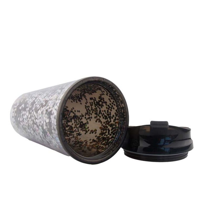 Wholesale 16/24oz Plastic Travel Mug – Custom Logo-Reusable Coffee Cup with Lid and Straw-Actever A17124, A17124-1