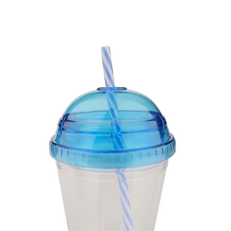 A21004  Wholesale 13oz Eco Plastic Water Cup-Custom Travel Bottle with Straw for Summer Beverages-Actever A21004
