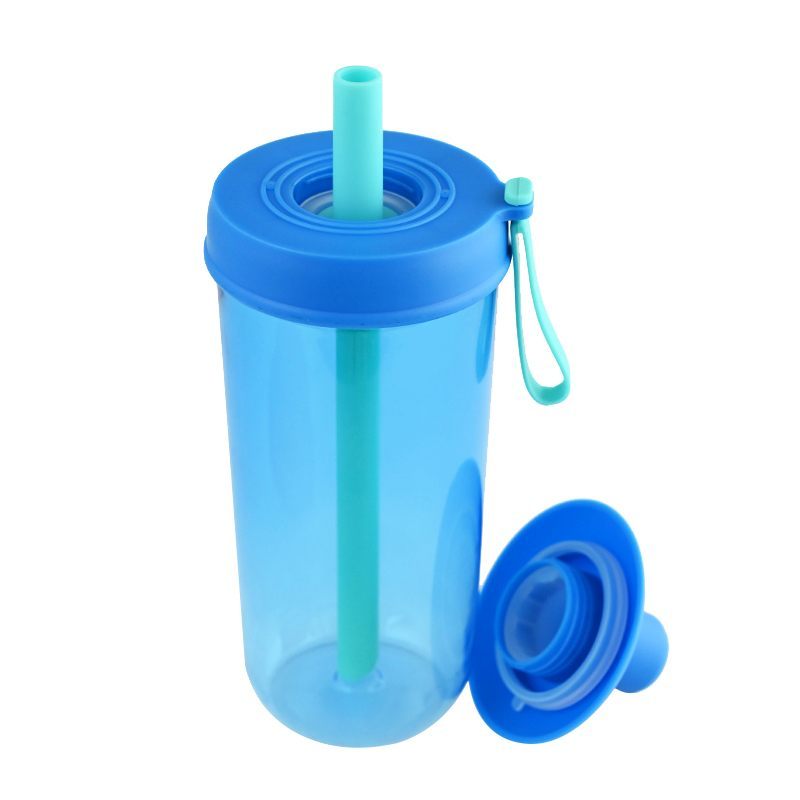 Reusable Tritan Milk Tea Cup with Lid and Straw – 520/700ml Clear Boba Tumbler for Wholesale & Café Use  Actever A21026  A21026-1