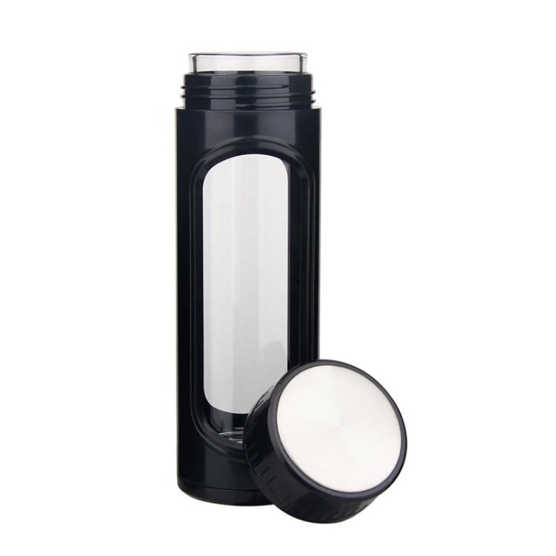 Actever A21059 370ml Insulated Double Wall Glass Cup with PP Lid Best Selling Thermal Insulation Cup for Wholesale Bulk Orders OEM Custom Logo