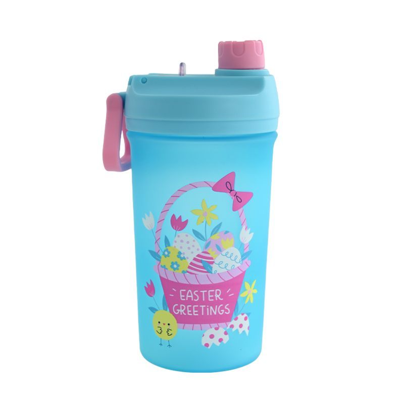 500ML Custom Logo & Pattern Plastic Protein Shaker Bottle  Actever A21070 PP Blender Cup for Gym, Fitness, Sports Use