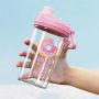 500ML Custom Logo & Pattern Plastic Protein Shaker Bottle  Actever A21070 PP Blender Cup for Gym, Fitness, Sports Use