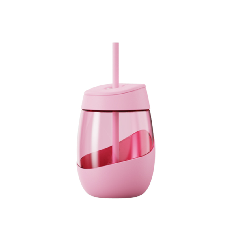 550ML Custom PETG Travel Water Bottle with Lid & Straw  Actever A22006 Portable Cute Student Mug for Wholesale
