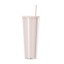 760ML AS Plastic Clear Custom Printed Tumbler with Lid Straw Bulk Order Promotional Drinkware
