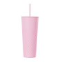 Actever A23019 760ML AS Plastic Custom Logo Double Wall Tumbler Bulk Wholesale Reusable Cold Drink Cup For Corporate Promotional Gifts