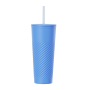 Actever A23019 760ML AS Plastic Custom Logo Double Wall Tumbler Bulk Wholesale Reusable Cold Drink Cup For Corporate Promotional Gifts