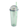Actever 24oz Creative Cute Cartoon Plastic Straw Cup AS Material High Value Drinking Mug for School Office Gift Use