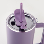 Actever 1050ml High Quality PP Plastic Water Bottle Large Capacity Travel Cup with Straw for Office Gym Outdoor Sports Use
