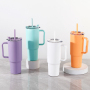 Actever 1050ml High Quality PP Plastic Water Bottle Large Capacity Travel Cup with Straw for Office Gym Outdoor Sports Use