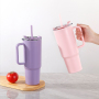 Actever 1050ml High Quality PP Plastic Water Bottle Large Capacity Travel Cup with Straw for Office Gym Outdoor Sports Use