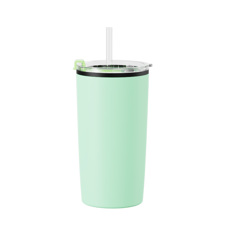 Actever A23053 500ml Wholesale Stainless Steel Thermos Mug SS201 Outer SS304 Inner Double Wall Vacuum Insulated Leak Proof Coffee Cup with Straw for Office Hotel Catering Service