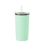 Actever A23053 500ml Wholesale Stainless Steel Thermos Mug SS201 Outer SS304 Inner Double Wall Vacuum Insulated Leak Proof Coffee Cup with Straw for Office Hotel Catering Service