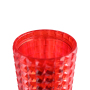 Actever 25oz Diamond Pattern Double Wall AS Plastic Beverage Drinking Tumbler with Lid and Straw for Party Student Office Use