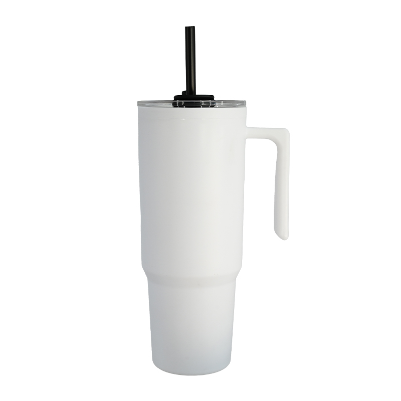 2025 New Wholesale Actever A25003 35oz PP Travel Mug – Double Wall Sublimation Ready, Handle & Straw, Multi-Color Customizable