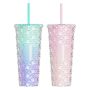 Wholesale 26oz Double-Layer AS Tumblers with Customized Logo  Actever A25007 Reusable Colorful Diamond Cups for Bulk Purchase