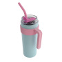 Actever B17014-2 620ml Wholesale Stainless Steel Coffee Tumbler SS201 Outer SS304 Inner Double Wall Vacuum Insulated Travel Mug with Handle for Cafe Office Commuter