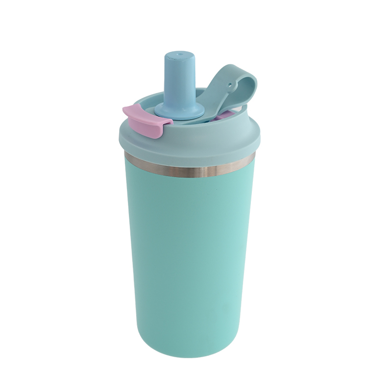Actever B23090 16oz Stainless Steel Travel Tumbler - SS201 OuterSS304 Inner, Double Wall Vacuum Insulated Coffee Cup