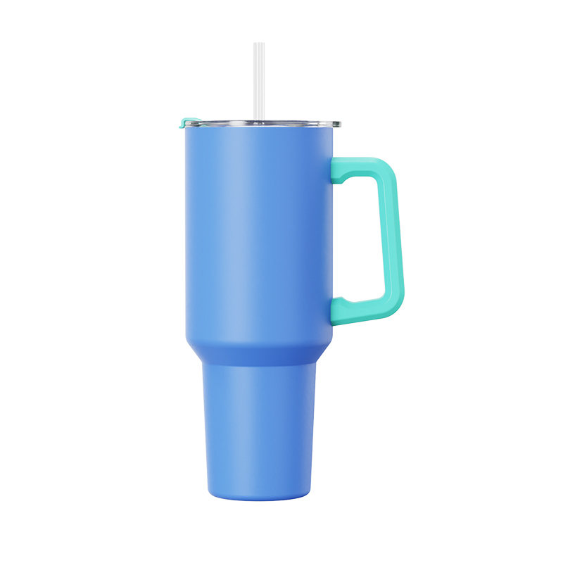 Actever B23100 40oz Stainless Steel Vacuum Insulated Tumbler with Straw Lid Double Wall Car Mug for Office Travel Outdoor Use