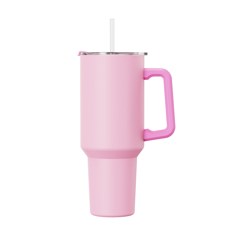 Actever B23100 40oz Stainless Steel Vacuum Insulated Tumbler with Straw Lid Double Wall Car Mug for Office Travel Outdoor Use