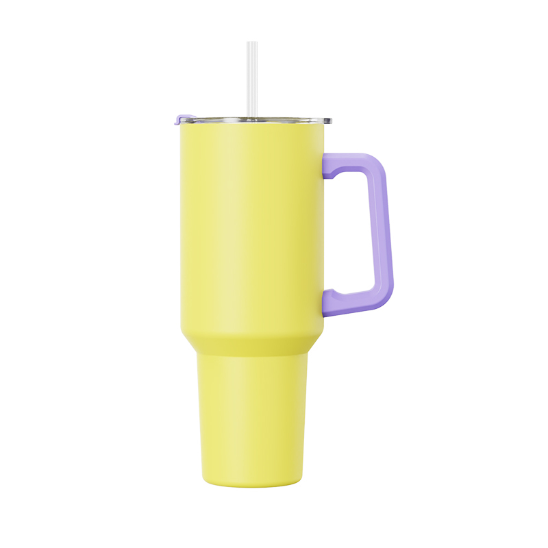 Actever B23100 40oz Stainless Steel Vacuum Insulated Tumbler with Straw Lid Double Wall Car Mug for Office Travel Outdoor Use