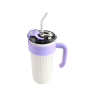 Actever 420ml High Appearance Level Stainless Steel Ice King Cup Portable Simple Cold Proof Double Wall Car Cup for Travel Office Outdoor Use