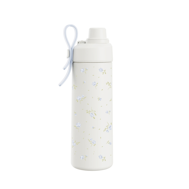 Actever B24166 21oz Stainless Steel Water Bottle with Straw  BPA-Free Vacuum Sports & Travel Bottle for School Use