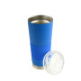 Actever B25006 26oz Flat Bottom Vacuum Cup  304 Stainless Steel Car Mug with Silicone Sleeve  Minimalist Insulated Travel Tumbler