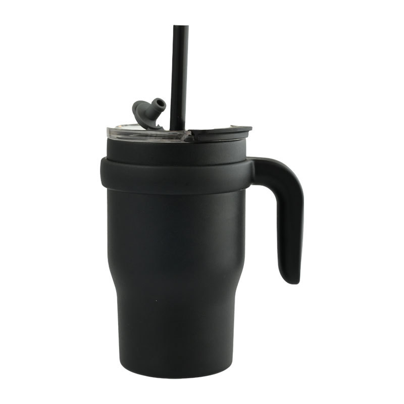 Actever B25022 15oz Kids Vacuum Tumbler with Straw and Handle  Leakproof Stainless Steel Mini Water Bottle