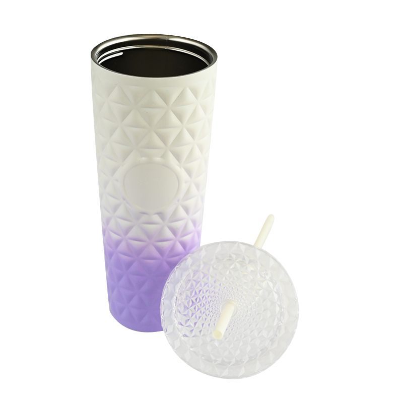 Wholesale 29oz Stainless Steel Thermos Cup  Actever B25024 Creative Diamond Design Portable Tea Tumbler for Business Gifts