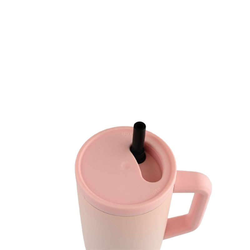 Custom 40oz Stainless Steel Vacuum Tumbler with Handle  Double Wall Travel Coffee Mug  Wholesale Adventure Metal Cup – Actever B25046