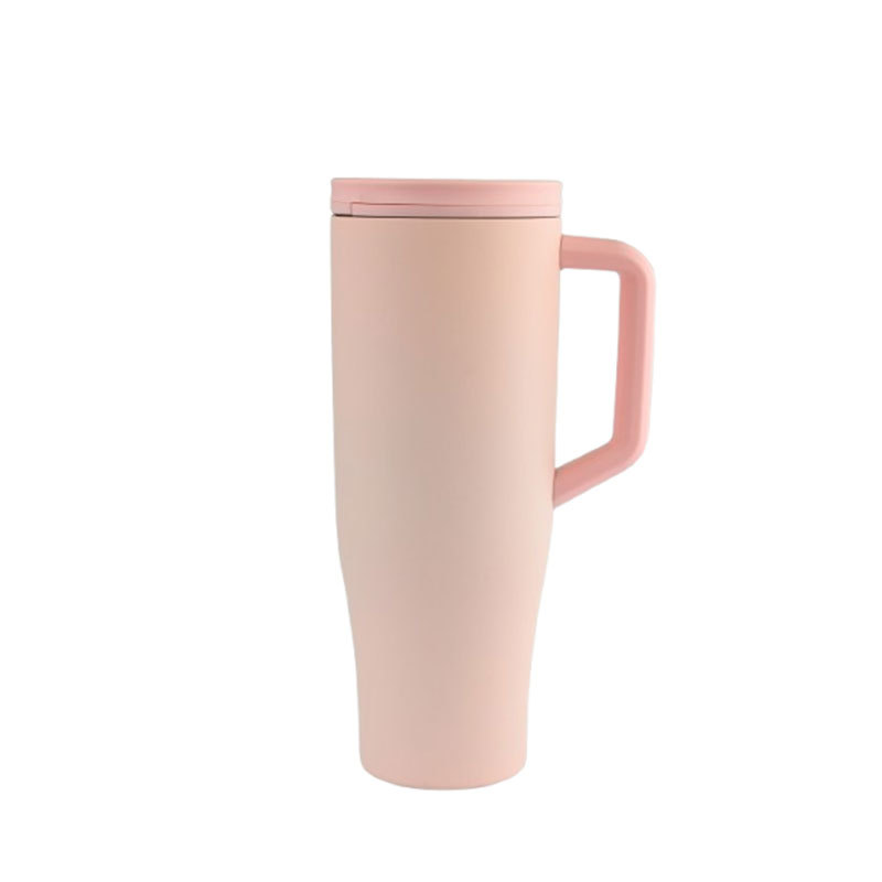 Custom 40oz Stainless Steel Vacuum Tumbler with Handle  Double Wall Travel Coffee Mug  Wholesale Adventure Metal Cup – Actever B25046