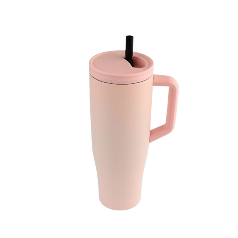 Custom 40oz Stainless Steel Vacuum Tumbler with Handle  Double Wall Travel Coffee Mug  Wholesale Adventure Metal Cup – Actever B25046