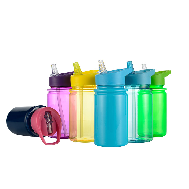 Actever 500ml BPAFree Tritan Sport Drink Bottle With Straw Transparent Reusable Water Bottle Wholesale for Gym Outdoor Office