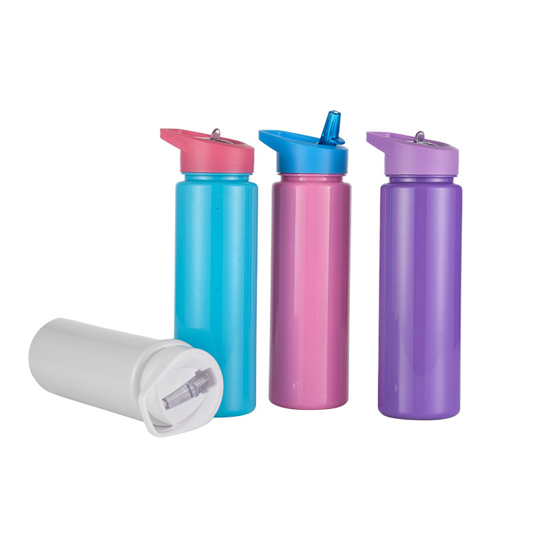 Actever 750ml BPAFree Clear Tritan Water Bottle With Flip Straw Sport Plastic Bottle Wholesale for Gym Outdoor Office