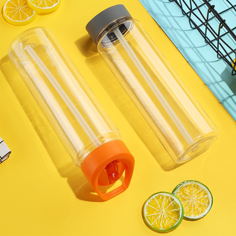 Actever 750ml BPAFree Clear Tritan Water Bottle With Flip Straw Sport Plastic Bottle Wholesale for Gym Outdoor Office