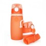 Actever C17126 OEM Silicone Collapsible Water Bottle 550ml Bulk Leakproof Sport Drinkware
