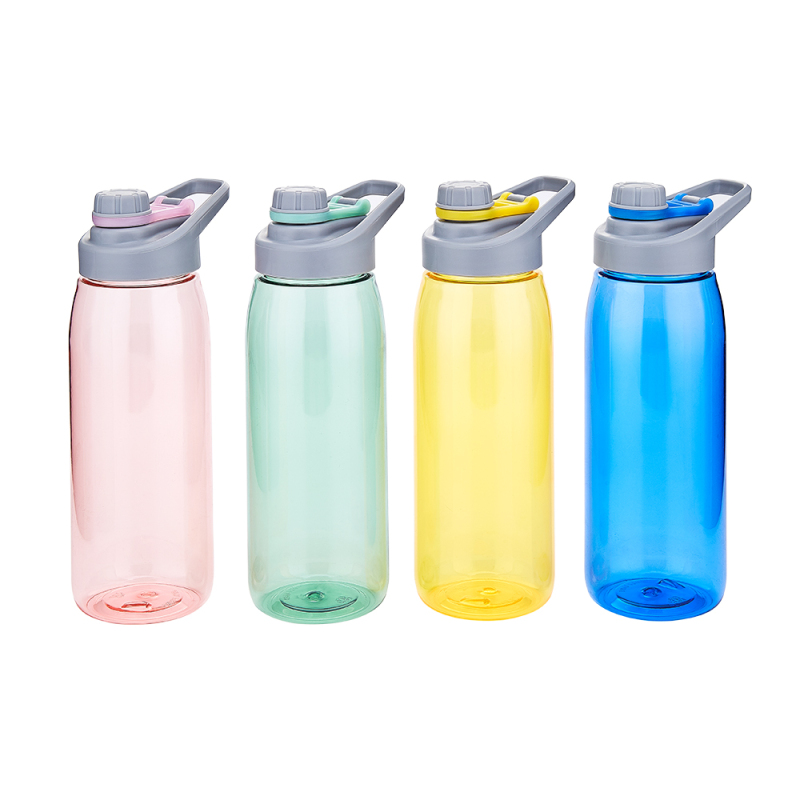 Actever 28oz Portable Clear Transparent BPA Free SK Sports Water Bottle for Travel Gym Outdoor Daily Use
