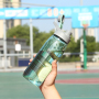 Actever 28oz Portable Clear Transparent BPA Free SK Sports Water Bottle for Travel Gym Outdoor Daily Use