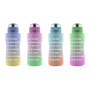 Actever C19130 75oz SK Plastic Water Bottle with Straw-High Quality Sports Bottle with Timer for Gym and Outdoor Use