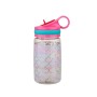 Wholesale 460ml PETG Kids Water Bottle-Printed Plastic School Bottle with Straw-Actever C20075-1