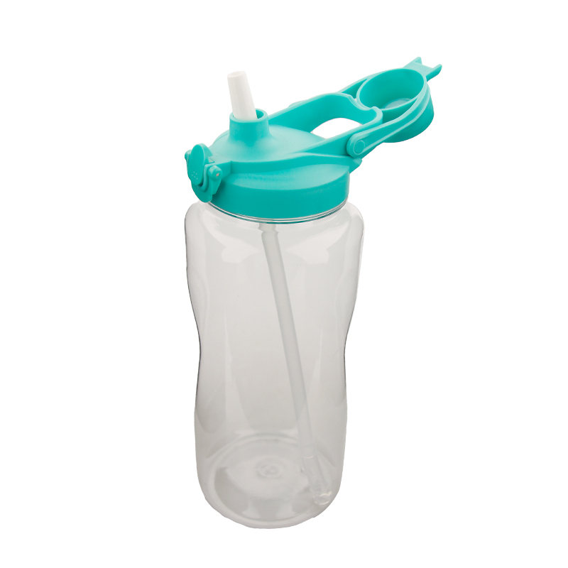 Actever 2230ml Cheap Customized Transparent BPA Free Reusable PETG Sports Fitness Plastic Water Bottle with Straw for Gym Outdoor Use