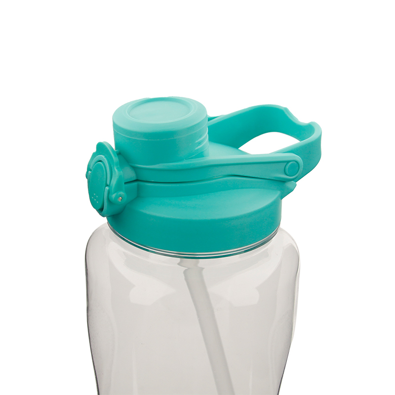 Actever 2230ml Cheap Customized Transparent BPA Free Reusable PETG Sports Fitness Plastic Water Bottle with Straw for Gym Outdoor Use