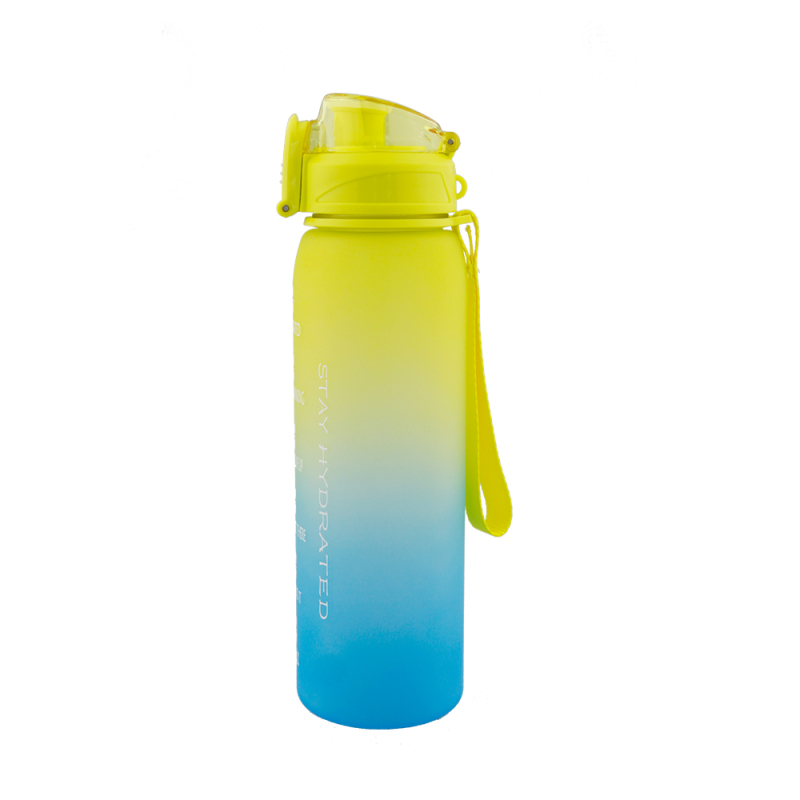 1040ml Custom Sports Water Bottle with Time MarkerDurable SK Plastic, Ideal for Gym and Fitness-Actever C21029