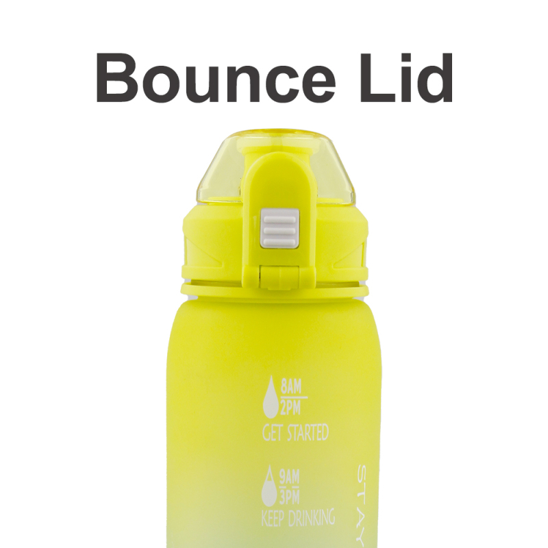 1040ml Custom Sports Water Bottle with Time MarkerDurable SK Plastic, Ideal for Gym and Fitness-Actever C21029