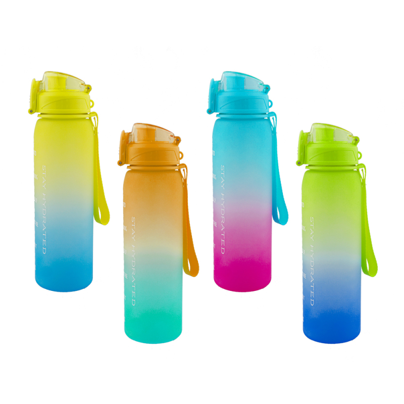 1040ml Custom Sports Water Bottle with Time MarkerDurable SK Plastic, Ideal for Gym and Fitness-Actever C21029